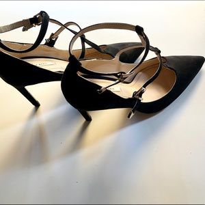 Zara suede high heels